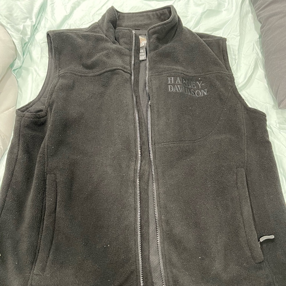 Harely Davidson fleece vest Willie G size L